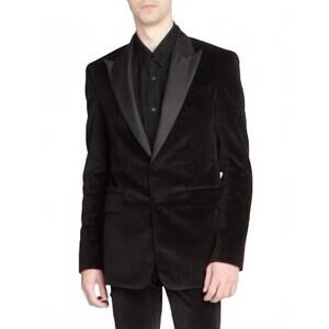 NEW AMIRI velvet blazer sport coat in black